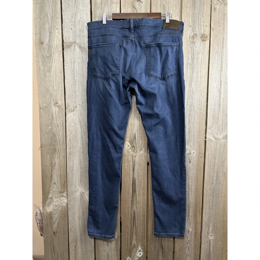 PAIGE Croft Jeans Mens 36x32 Blue‎ Slim Straight Stretch Denim Vallow Wash
